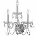 Crystorama 1033-CH-CL-SAQ Traditional Crystal Three Light Wall Sconce Polished Chrome Main Image.jpg