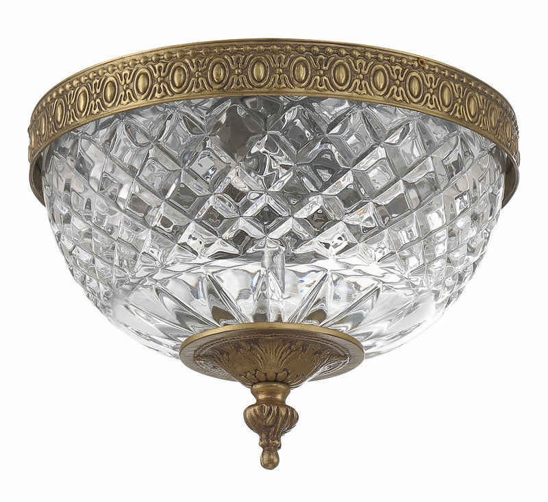 Crystorama 117-8-OB Ceiling Mount Two Light Flush Mount Olde Brass Alternate Image 4.jpg