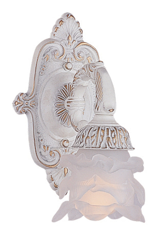 Crystorama 5221-AW Paris Market One Light Wall Sconce Antique White Main Image.jpg
