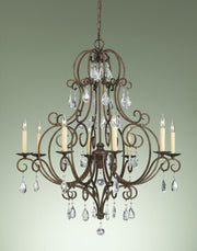 Generation Lighting F2303/8MBZ Chateau Eight Light Chandelier, Mocha Bronze Alternate Image.jpg