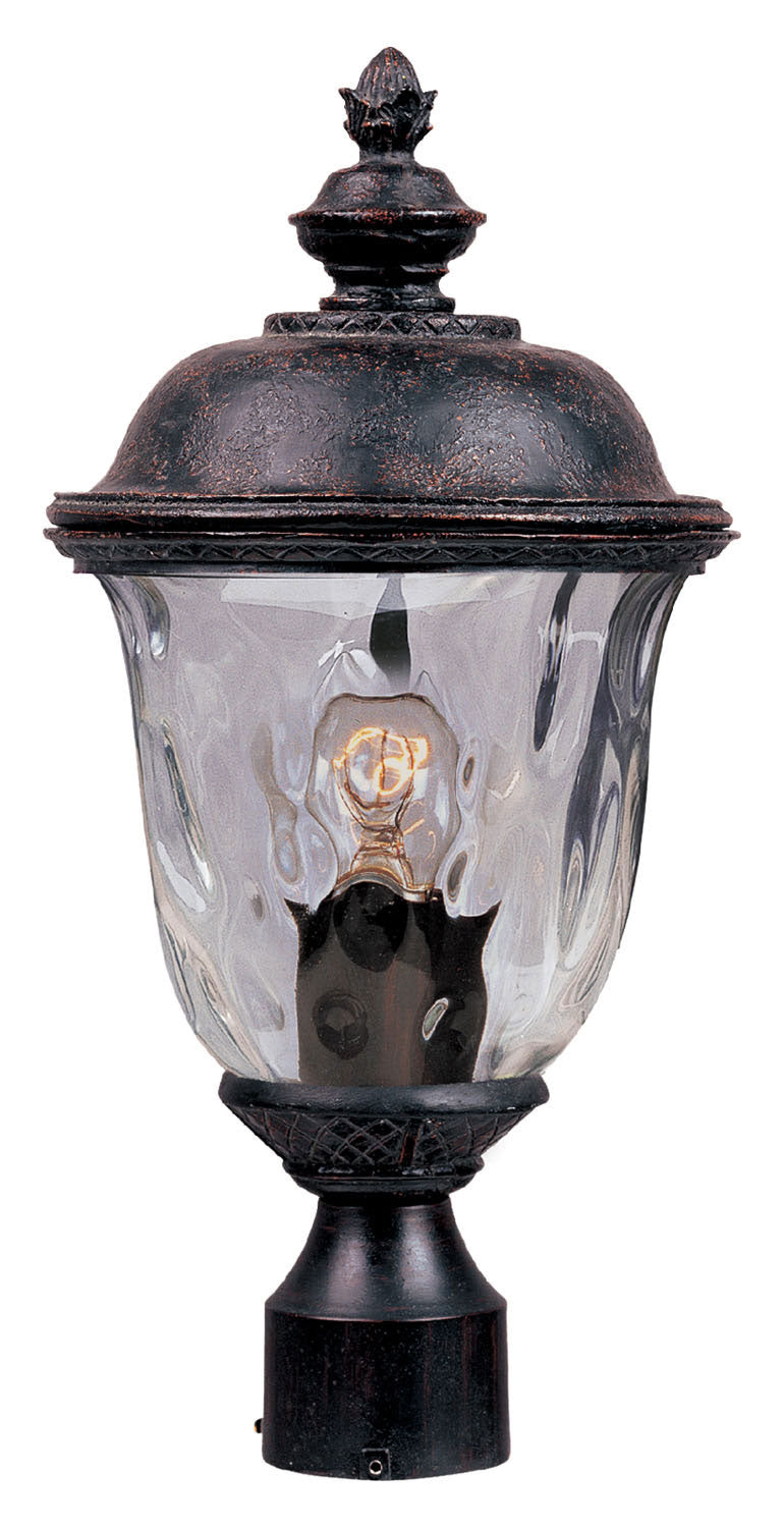 Maxim 3426WGOB Carriage House DC One Light Outdoor Pole/Post Lantern, Oriental Bronze Main Image.jpg