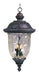 Maxim 3427WGOB Carriage House DC Three Light Outdoor Hanging Lantern, Oriental Bronze Main Image.jpg