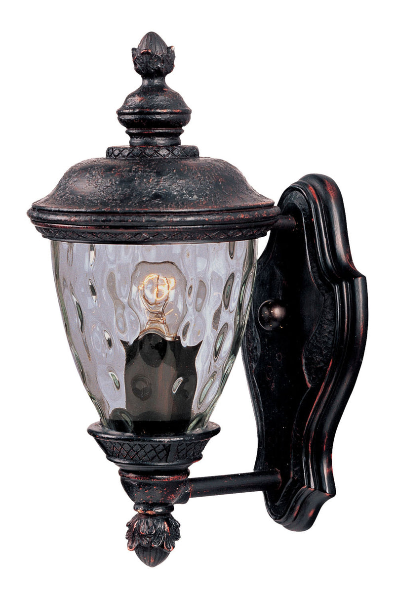 Maxim 3495WGOB Carriage House DC One Light Outdoor Wall Lantern, Oriental Bronze Main Image.jpg