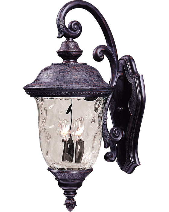 Maxim 3496WGOB Carriage House DC Two Light Outdoor Wall Lantern, Oriental Bronze Main Image.jpg