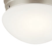 Kichler 206NI One Light Flush Mount, Brushed Nickel (2)