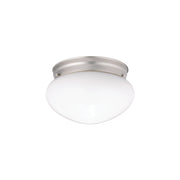 Kichler 206NI One Light Flush Mount, Brushed Nickel