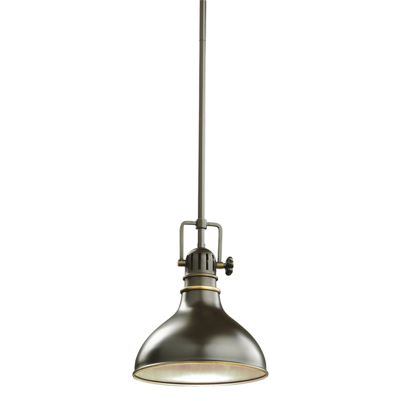 Kichler 2664OZ One Light Mini Pendant, Olde Bronze