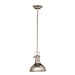 Kichler 2664PN One Light Mini Pendant, Polished Nickel