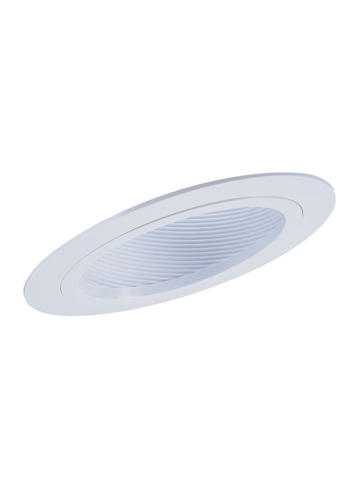 Generation Lighting 1121-14 Recessed Trims 6"Sloped Baffle Trim, White Trim / Baffle Main Image.jpg