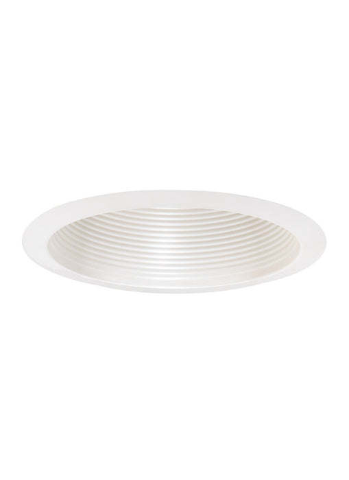 Generation Lighting 1154AT-14 Recessed Trims 6"Baffle Shower Trim, White Trim / Baffle Main Image.jpg