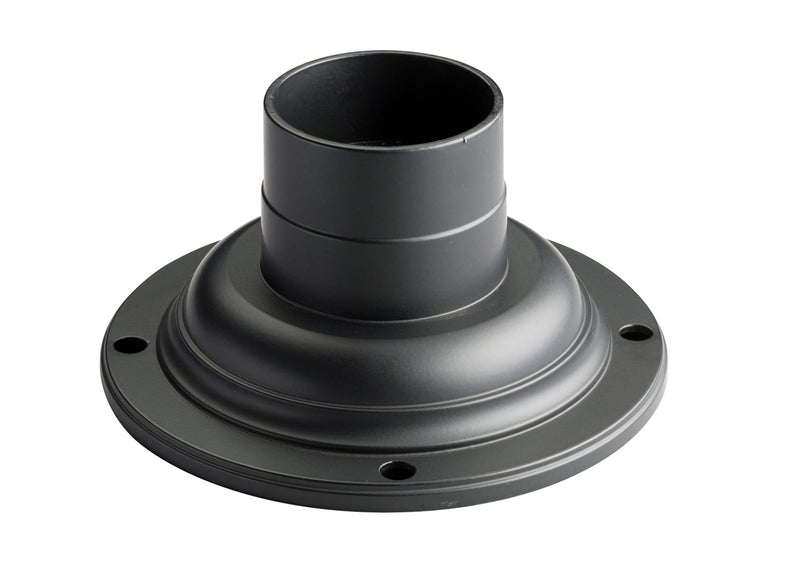 Kichler 9530BK Pedestal Adaptor, Black