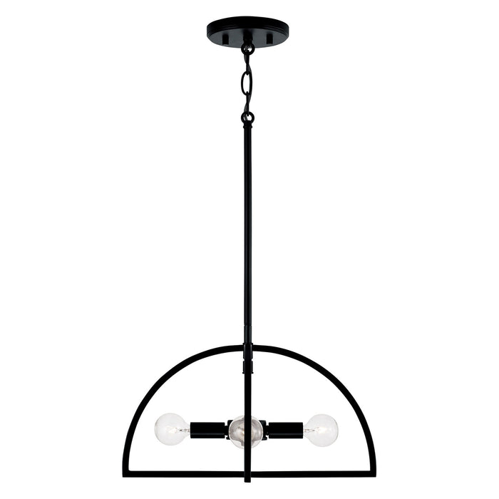 Capital Lighting 248841MB Lawson Four Light Semi-Flush Mount, Matte Black Alternate Image.jpg