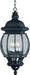 Maxim 1039BK Crown Hill Four Light Outdoor Hanging Lantern, Black Main Image.jpg