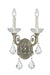Crystorama 1482-HB-CL-S Majestic Two Light Wall Sconce Historic Brass Main Image.jpg