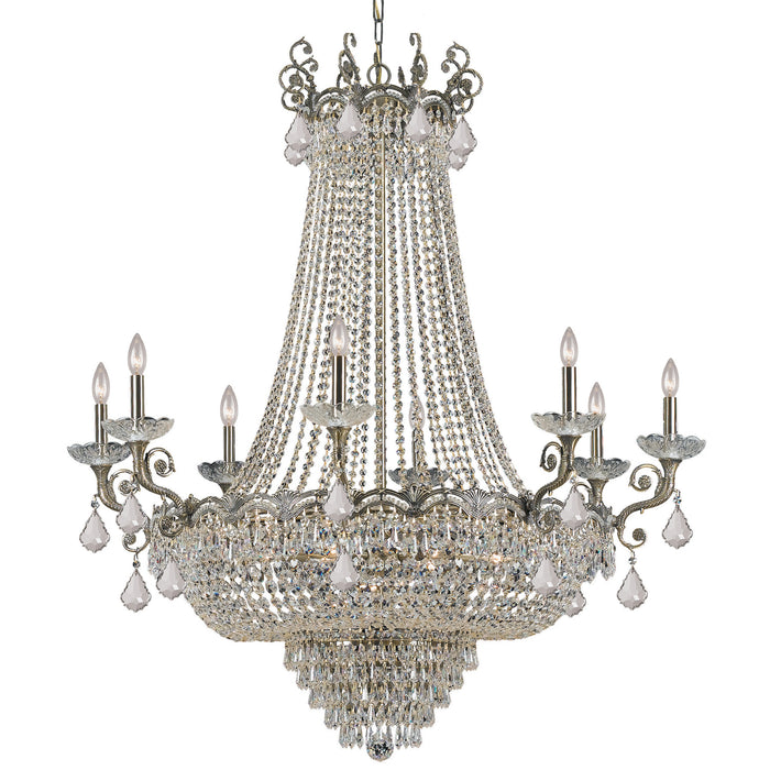 Crystorama 1488-HB-CL-MWP Majestic 20 Light Chandelier Historic Brass Main Image.jpg