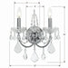 Crystorama 3222-CH-CL-MWP Imperial Two Light Wall Sconce Polished Chrome Alternate Image 2.jpg