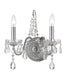 Crystorama 3222-CH-CL-SAQ Imperial Two Light Wall Sconce Polished Chrome Alternate Image.jpg