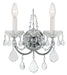 Crystorama 3222-CH-CL-SAQ Imperial Two Light Wall Sconce Polished Chrome Main Image.jpg