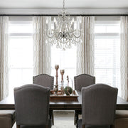 Crystorama 3226-CH-CL-MWP Imperial Six Light Chandelier Polished Chrome Alternate Image 2.jpg