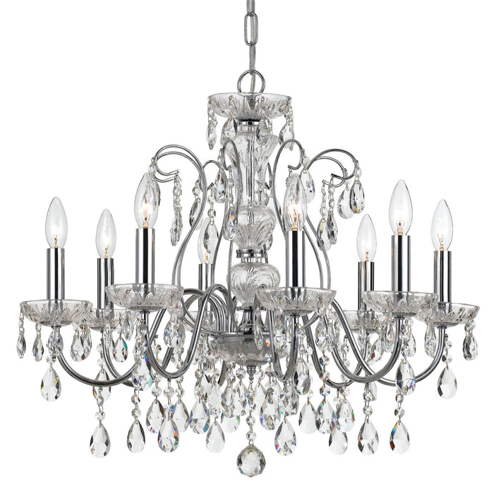Crystorama 3228-CH-CL-MWP Imperial 12 Light Chandelier Polished Chrome Alternate Image.jpg