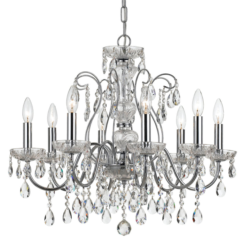 Crystorama 3228-CH-CL-SAQ Imperial 12 Light Chandelier Polished Chrome Alternate Image.jpg