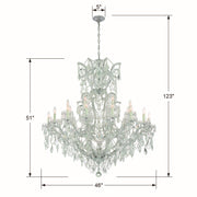Crystorama 4424-CH-CL-MWP Maria Theresa 25 Light Chandelier Polished Chrome Alternate Image 2.jpg