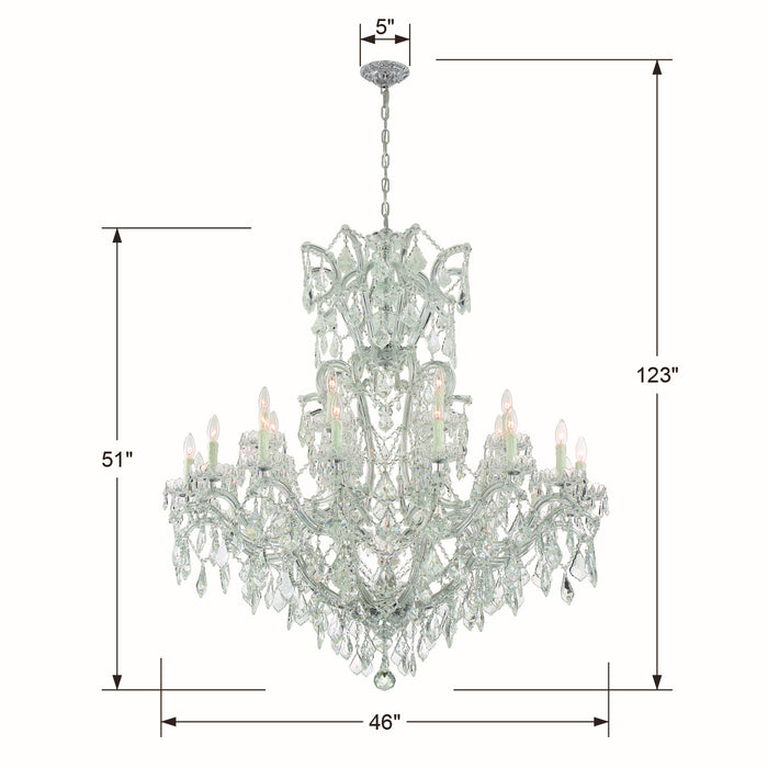 Crystorama 4424-CH-CL-MWP Maria Theresa 25 Light Chandelier Polished Chrome Alternate Image 2.jpg