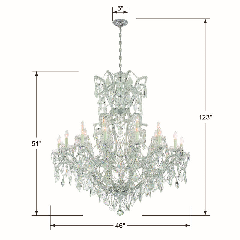 Crystorama 4424-CH-CL-S Maria Theresa 25 Light Chandelier Polished Chrome Alternate Image 4.jpg