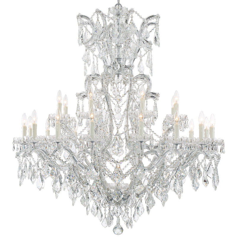 Crystorama 4424-CH-CL-SAQ Maria Theresa 25 Light Chandelier Polished Chrome Alternate Image.jpg