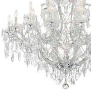 Crystorama 4424-CH-CL-SAQ Maria Theresa 25 Light Chandelier Polished Chrome Alternate Image 2.jpg