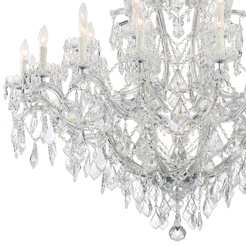 Crystorama 4424-CH-CL-SAQ Maria Theresa 25 Light Chandelier Polished Chrome Alternate Image 2.jpg