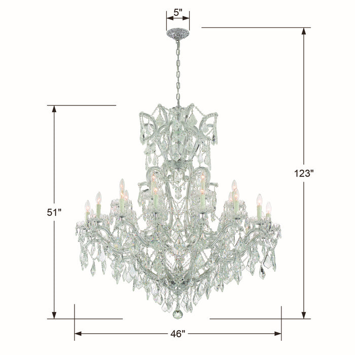 Crystorama 4424-CH-CL-SAQ Maria Theresa 25 Light Chandelier Polished Chrome Alternate Image 4.jpg
