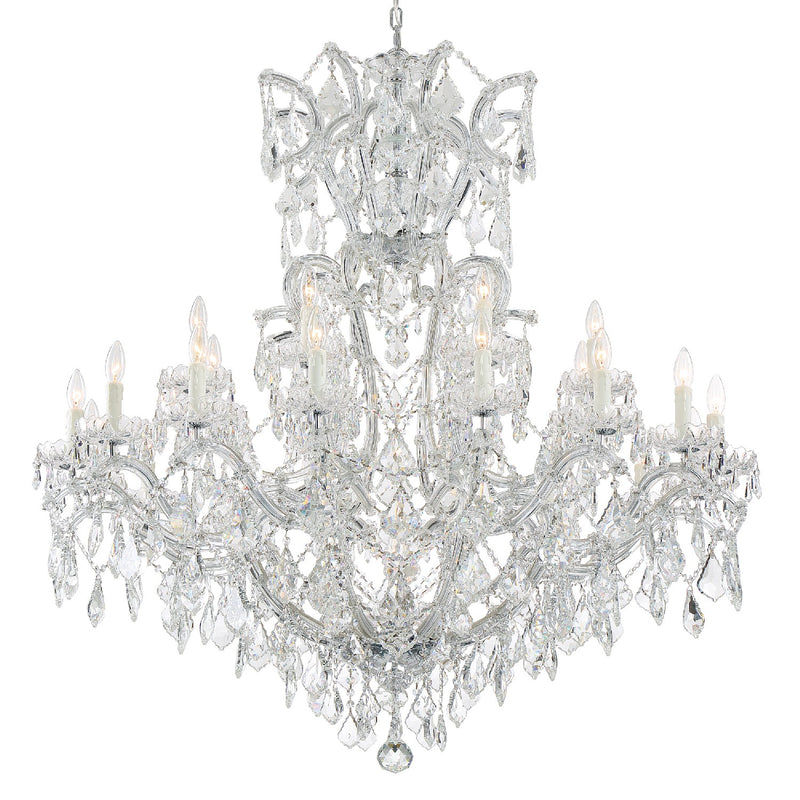 Crystorama 4424-CH-CL-SAQ Maria Theresa 25 Light Chandelier Polished Chrome Main Image.jpg