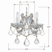 Crystorama 4472-CH-CL-S Maria Theresa Two Light Wall Sconce Polished Chrome Alternate Image.jpg