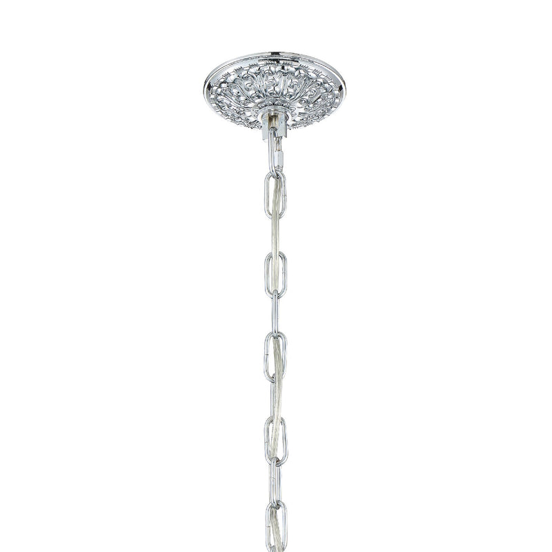 Crystorama 4474-CH-CL-SAQ Maria Theresa Four Light Mini Chandelier Polished Chrome Alternate Image 4.jpg