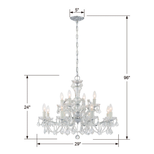 Crystorama 4479-CH-CL-SAQ Maria Theresa 12 Light Chandelier Polished Chrome Alternate Image.jpg