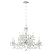 Crystorama 4479-CH-CL-SAQ Maria Theresa 12 Light Chandelier Polished Chrome Alternate Image 2.jpg