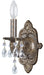 Crystorama 5021-VB-CL-MWP Paris Market One Light Wall Sconce Venetian Bronze Main Image.jpg