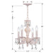 Crystorama 5024-AW-CL-SAQ Paris Market Four Light Mini Chandelier Antique White Alternate Image.jpg