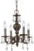 Crystorama 5024-VB-CL-MWP Paris Market Four Light Mini Chandelier Venetian Bronze Main Image.jpg