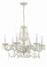 Crystorama 5026-AW-CL-MWP Paris Market Six Light Chandelier Antique White Alternate Image 4.jpg