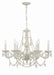 Crystorama 5026-AW-CL-MWP Paris Market Six Light Chandelier Antique White Main Image.jpg