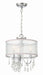 Crystorama 5623-CH Hampton Three Light Mini Chandelier Polished Chrome Alternate Image 4.jpg