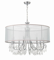 Crystorama 5628-CH Hampton Eight Light Chandelier Polished Chrome Alternate Image 4.jpg