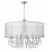 Crystorama 5628-CH Hampton Eight Light Chandelier Polished Chrome Alternate Image 4.jpg