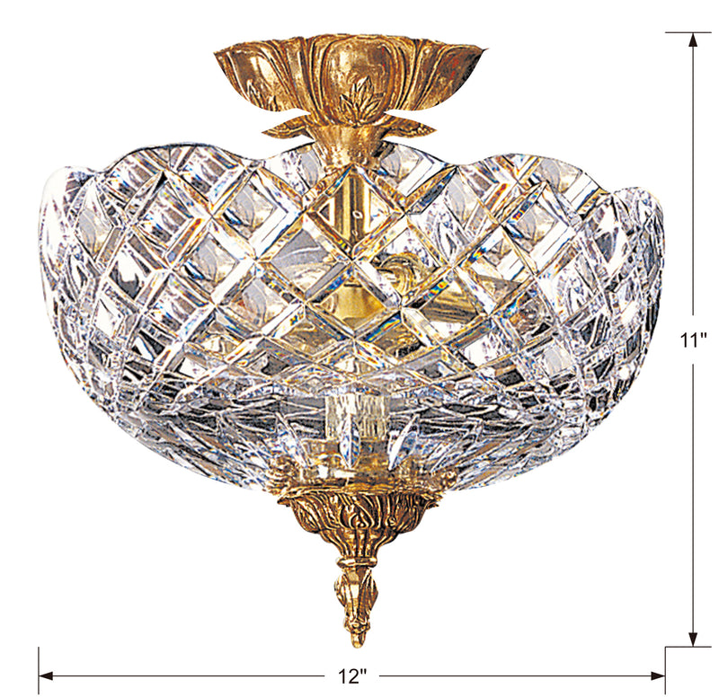 Crystorama 67-CT-OB Ceiling Mount Two Light Semi Flush Mount Olde Brass Alternate Image.jpg