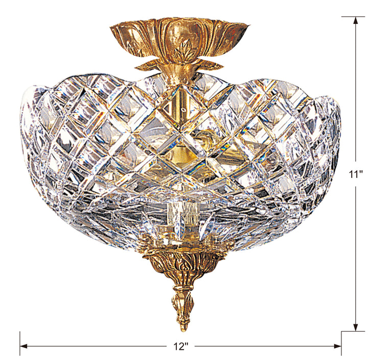 Crystorama 67-CT-OB Ceiling Mount Two Light Semi Flush Mount Olde Brass Alternate Image.jpg