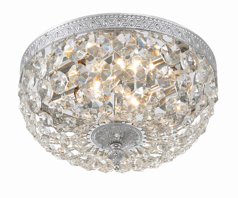 Crystorama 710-CH-CL-MWP Ceiling Mount Two Light Flush Mount Polished Chrome Alternate Image 4.jpg