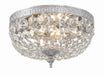 Crystorama 710-CH-CL-S Ceiling Mount Two Light Flush Mount Polished Chrome Main Image.jpg