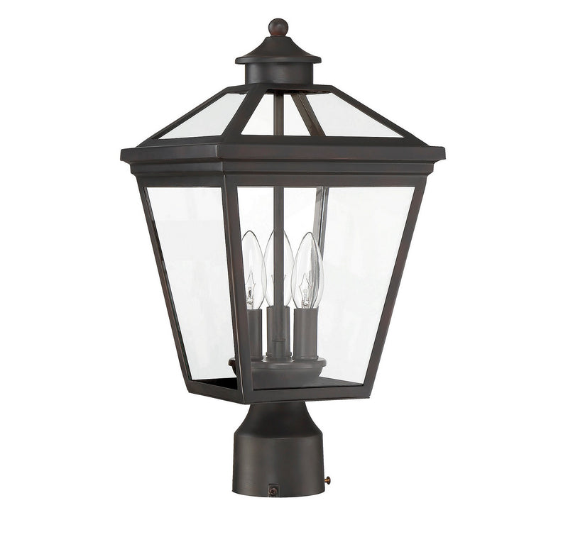 Savoy House 5-147-13 Three Light Post Lantern, English Bronze (2)